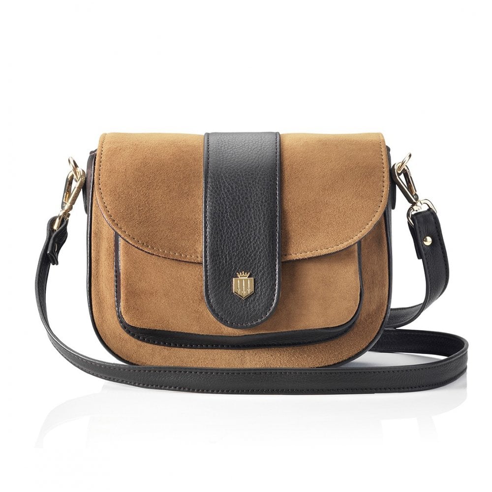 Highcliffe Leather and Suede Saddlebag