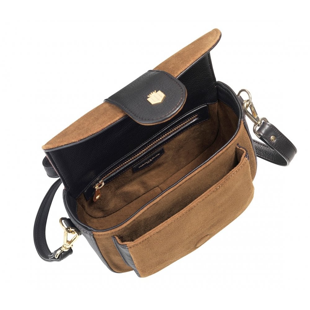 Highcliffe Leather and Suede Saddlebag