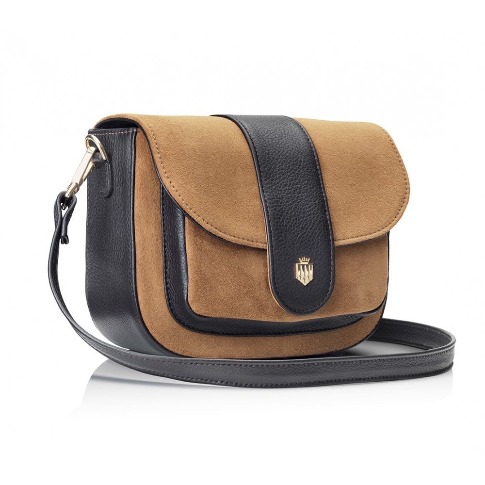 Highcliffe Leather and Suede Saddlebag