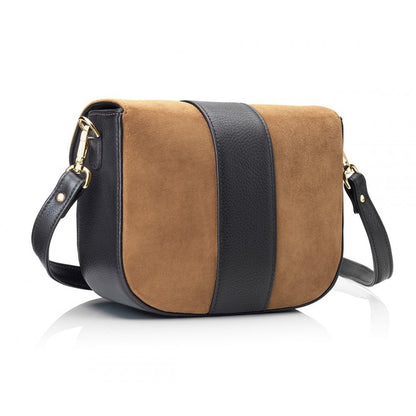 Highcliffe Leather and Suede Saddlebag