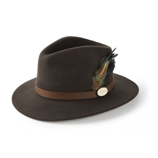 The Suffolk Fedora (Classic Feather)