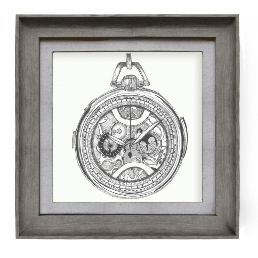 Pocket Watch Framed Artwork