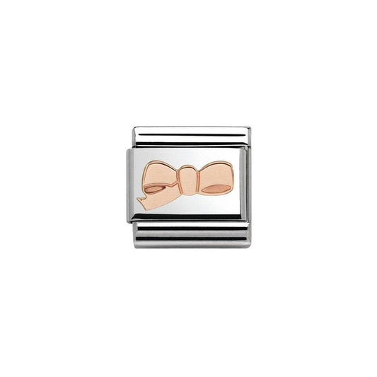 Classic Rose Gold Bow Charm