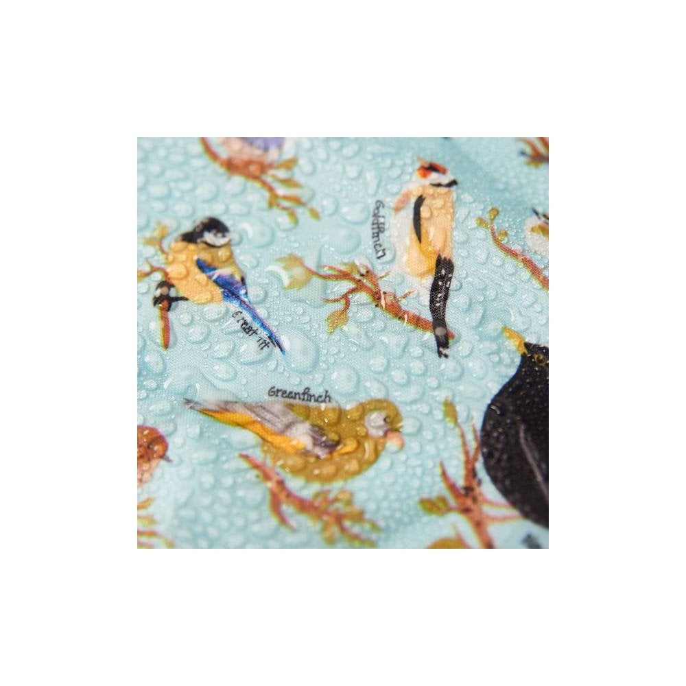 Blue Wild Birds Shopper