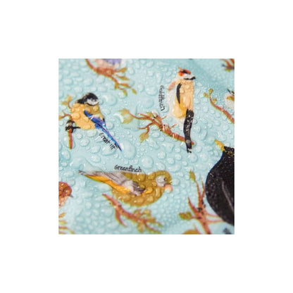 Blue Wild Birds Shopper