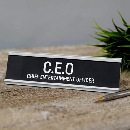 CEO Desk Plaque