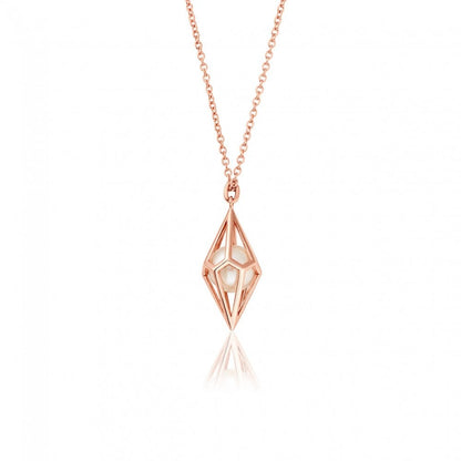 Watching Chamber Caged White Pearl Pendant