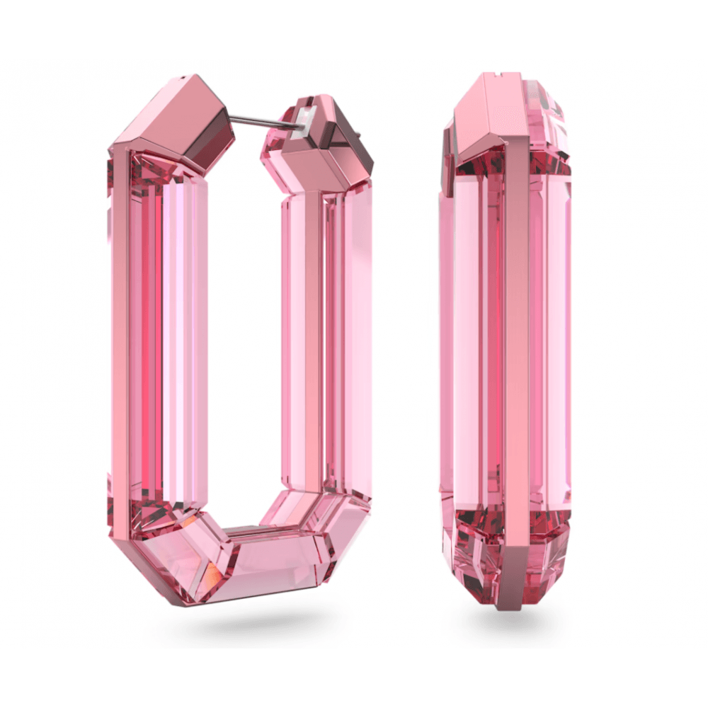 Lucent Hoop Earrings - Pink