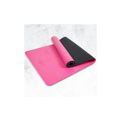 Pink Extra Large Alignment Yoga Mat