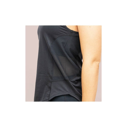 Black Yoga Racer Tank Top - Small