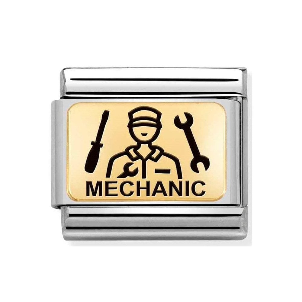 CLASSIC Gold Mechanic Charm