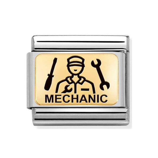 CLASSIC Gold Mechanic Charm