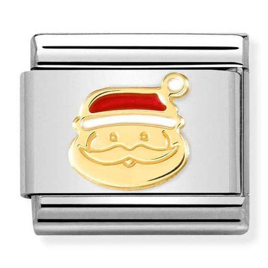 CLASSIC Composable Christmas Face of Santa Claus Charm