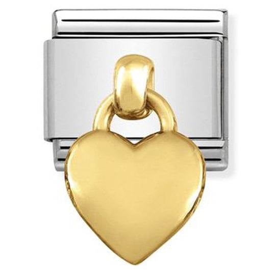 Composable Classic Link Bonded Yellow Gold Heart