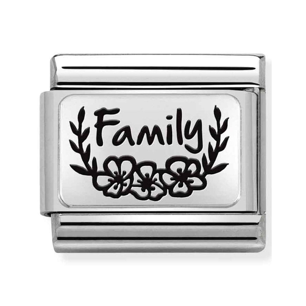 CLASSIC Composable Plates Family with Flowers Charm