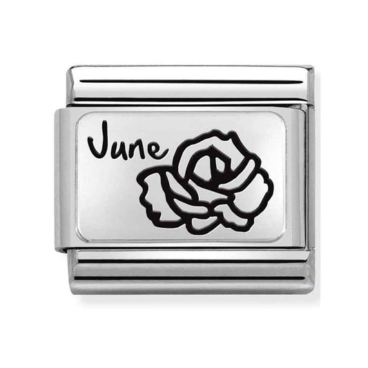 CLASSIC Composbale Plates June Flower Charm