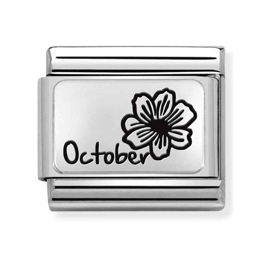 CLASSIC Composable Plates October Flower Charm