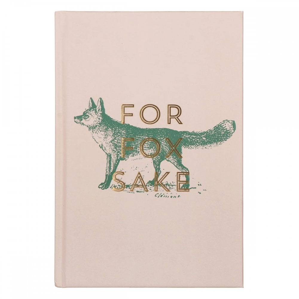 Fox "For Fox Sake" Vintage Sass - Soft Touch A5 Hardcover Book