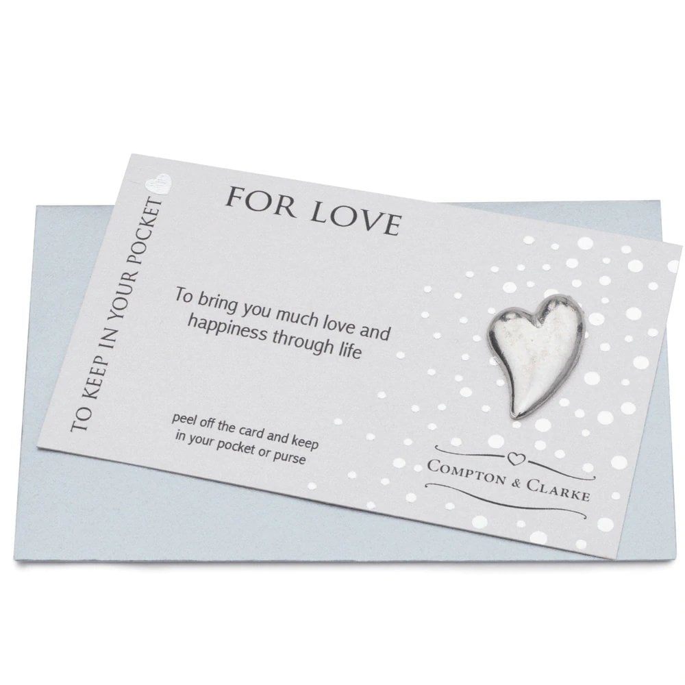 Carded Charm Love Heart