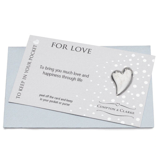 Carded Charm Love Heart