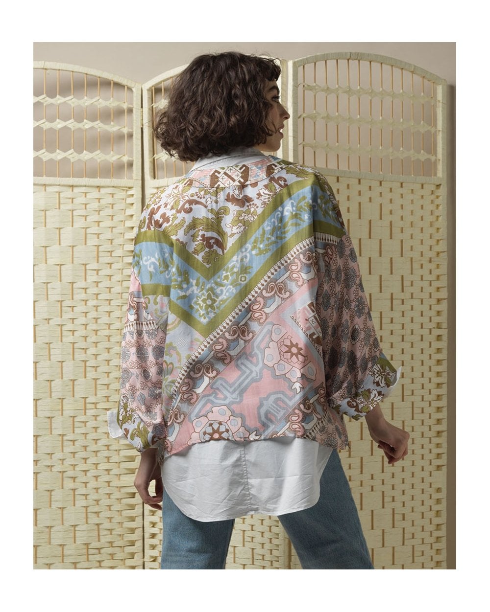 Patchwork Pastel Kimono