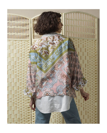 Patchwork Pastel Kimono