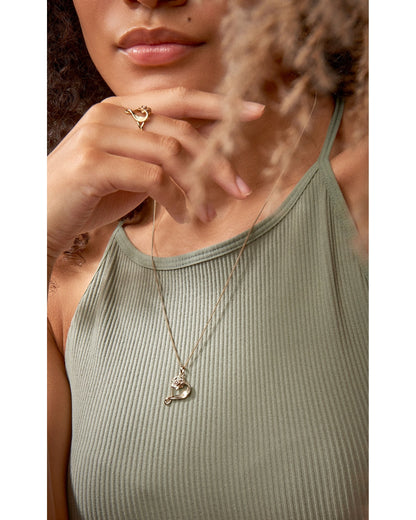 St Davids Daffodil Heart Diamond Pendant