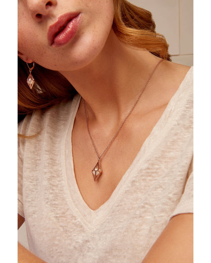 Watching Chamber Caged White Pearl Pendant
