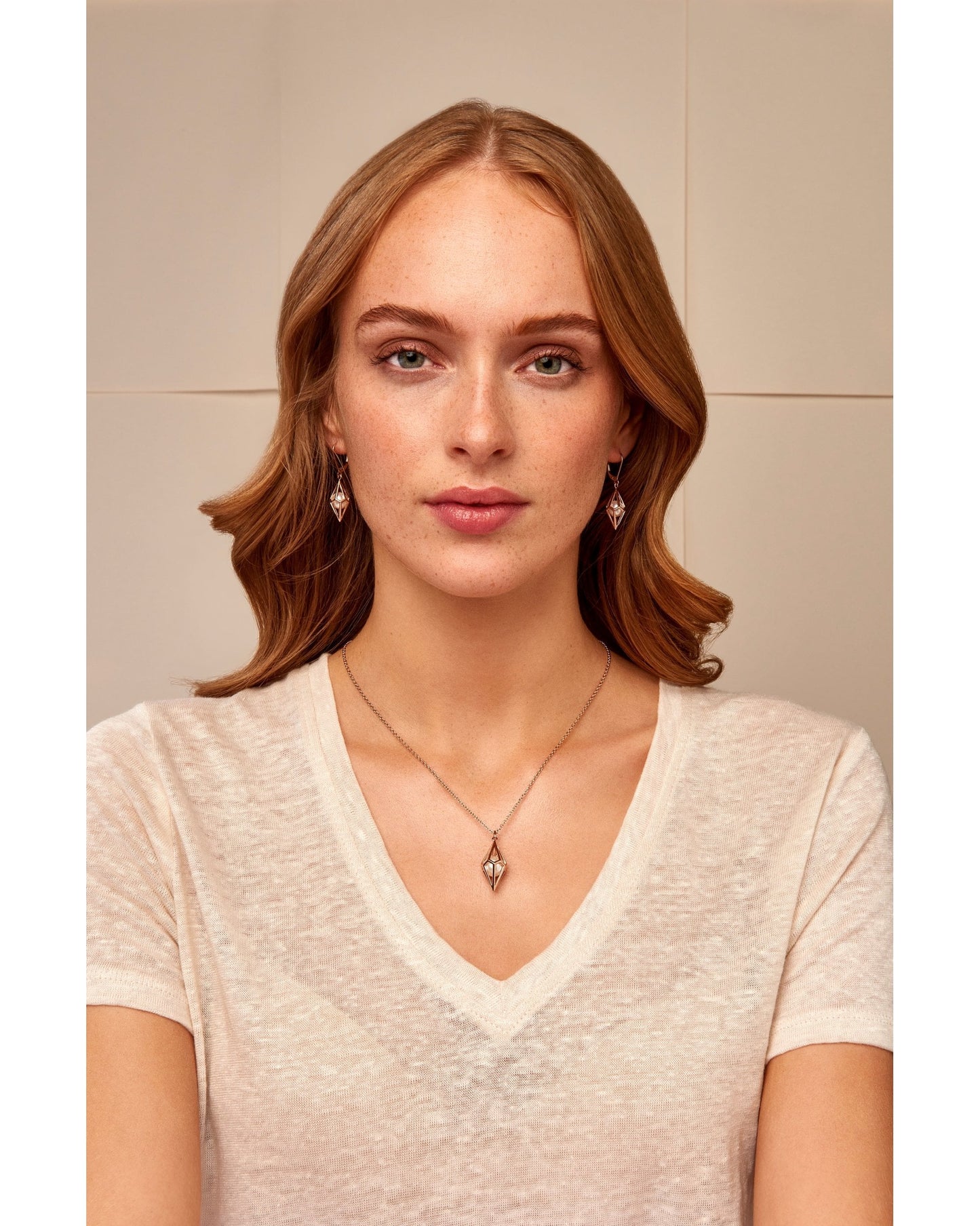 Watching Chamber Caged White Pearl Pendant