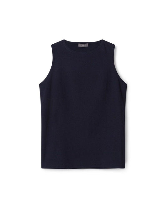 Megan Navy Vest Top - Small / Medium
