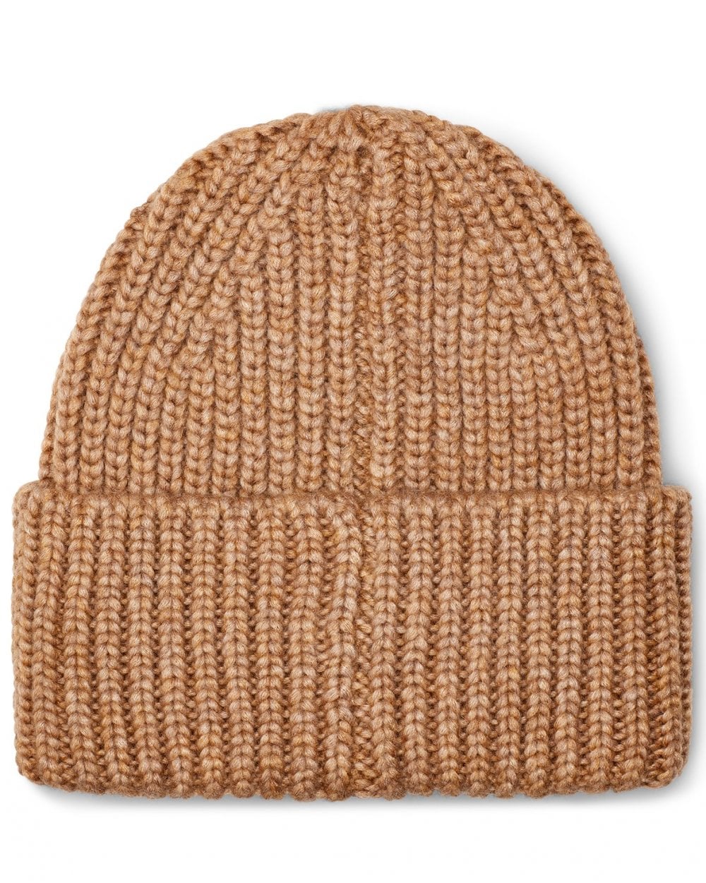 Chunky Rib-Knit Beanie Hat