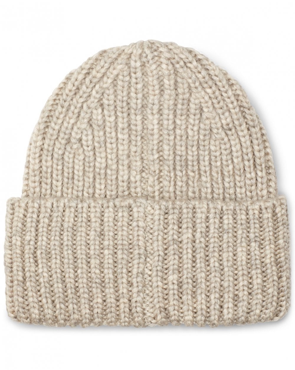 Chunky Rib-Knit Beanie Hat