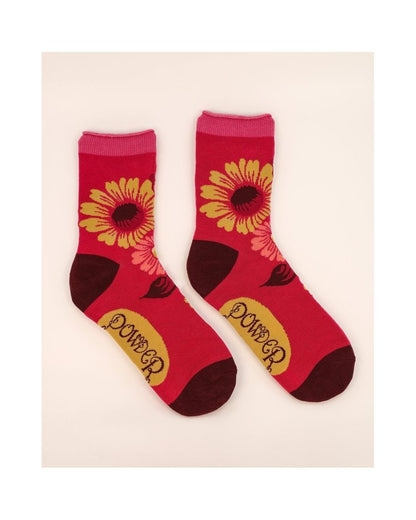 Vintage Flora Ankle Socks