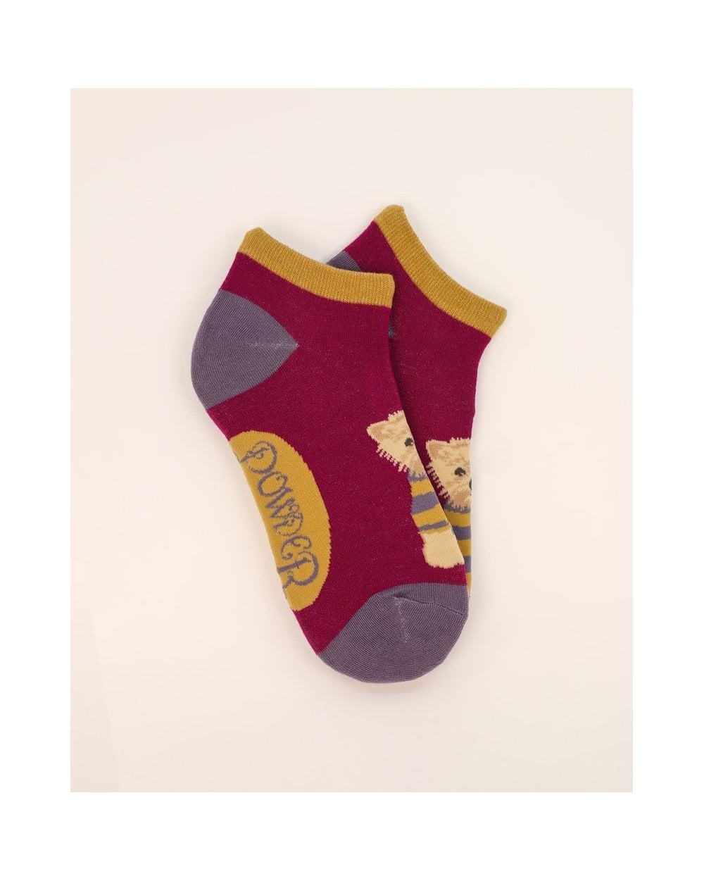Wooly Westie Trainer Socks