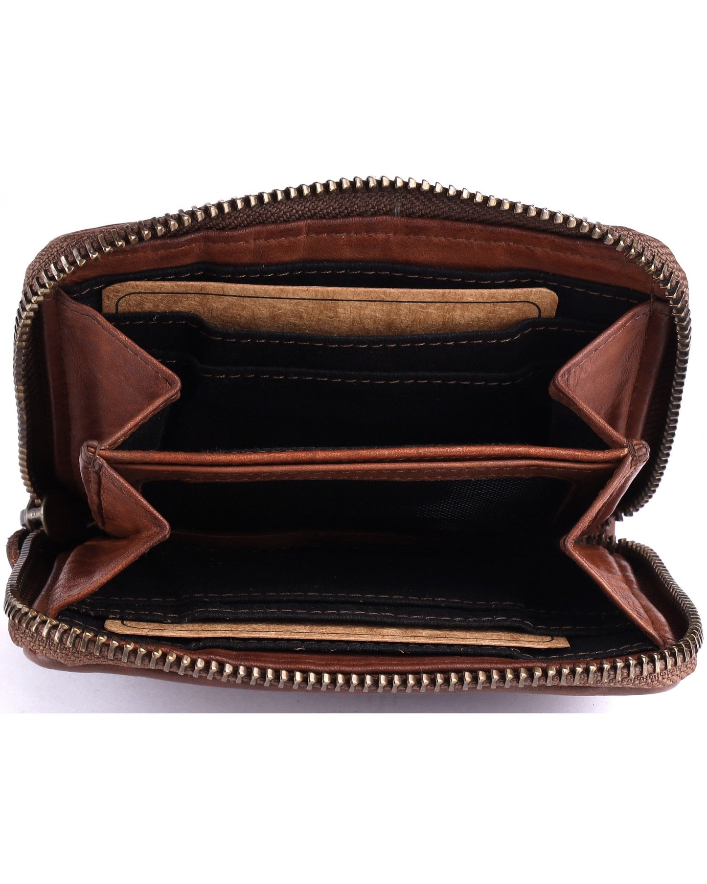 Leather Purse - Taupe