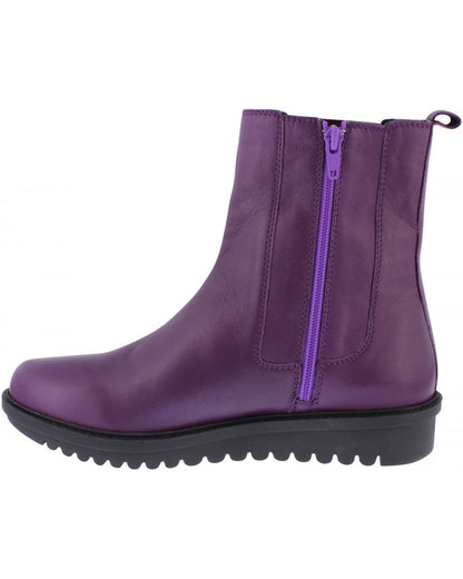 Trudy Ankle Boot - Plum