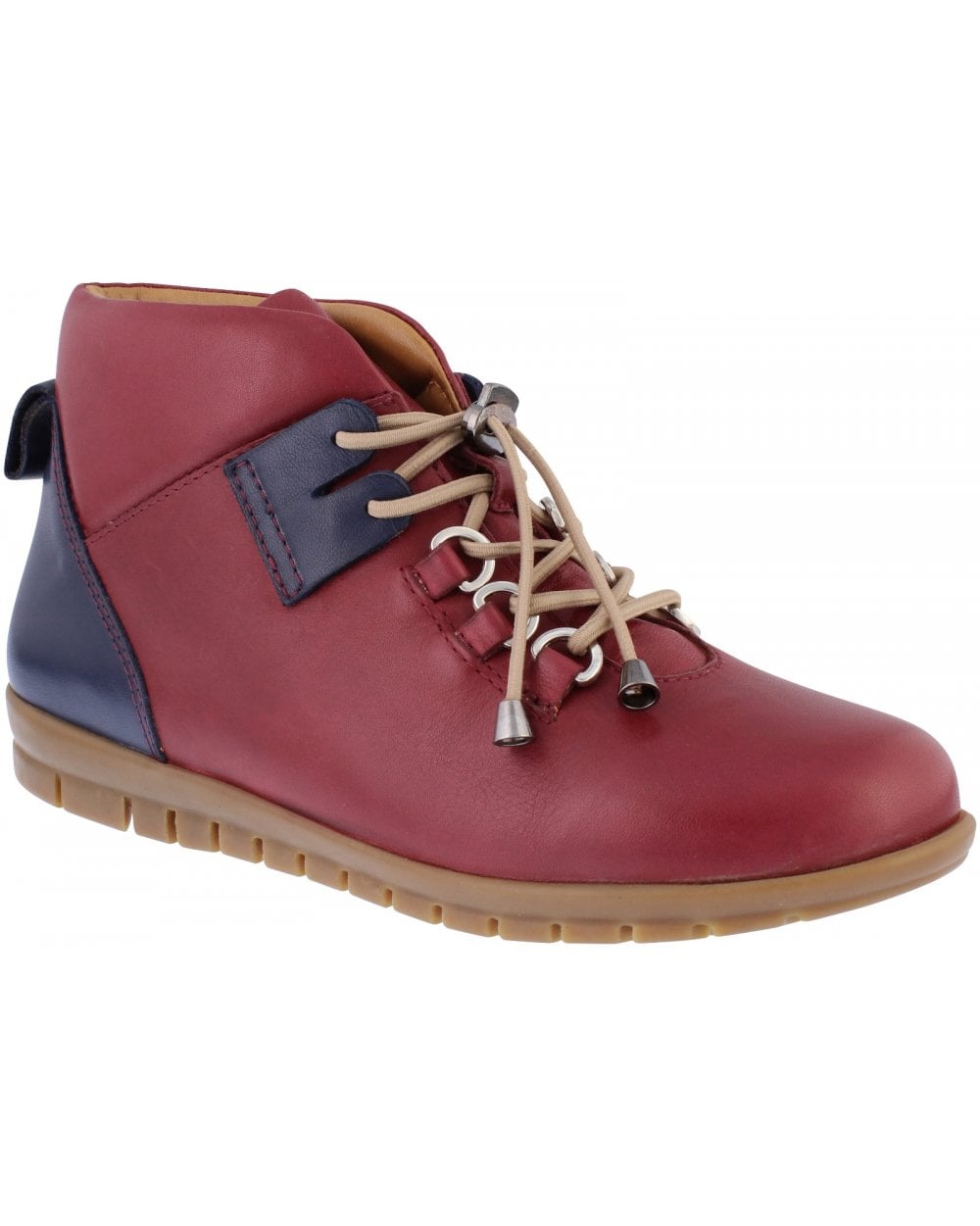 Bridget Ankle Boots - Berry