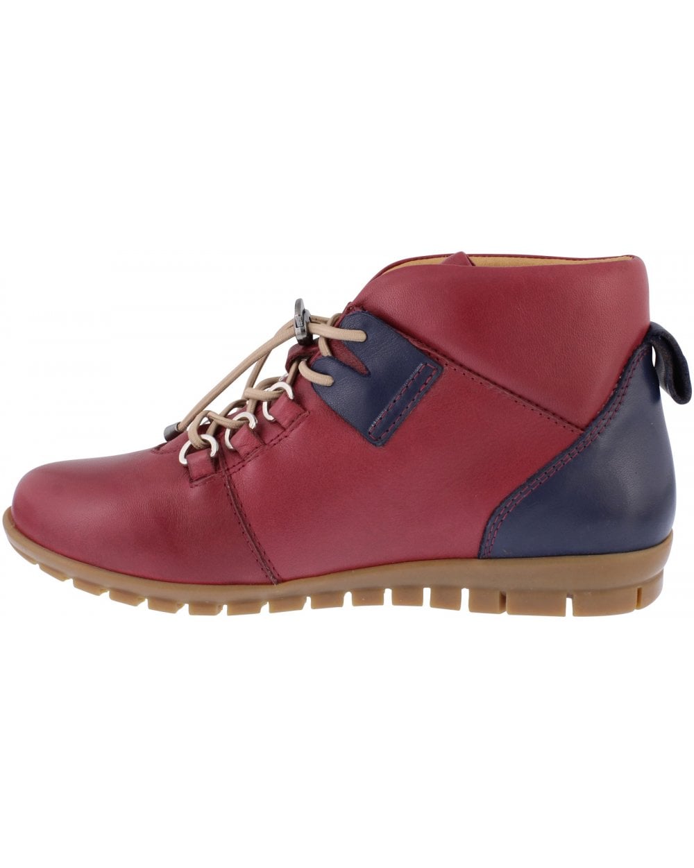 Bridget Ankle Boots - Berry