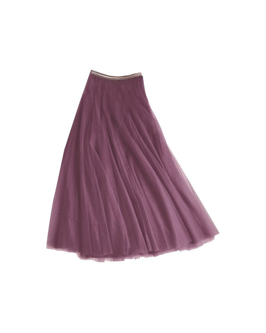 Tulle Layer Skirt Plum Small