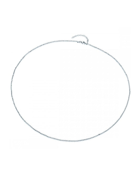 Sterling Silver Popcorn Chain 16-18" Length