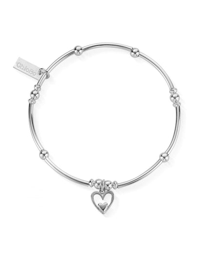 Mini Noodle Ball Heart In Heart Bracelet
