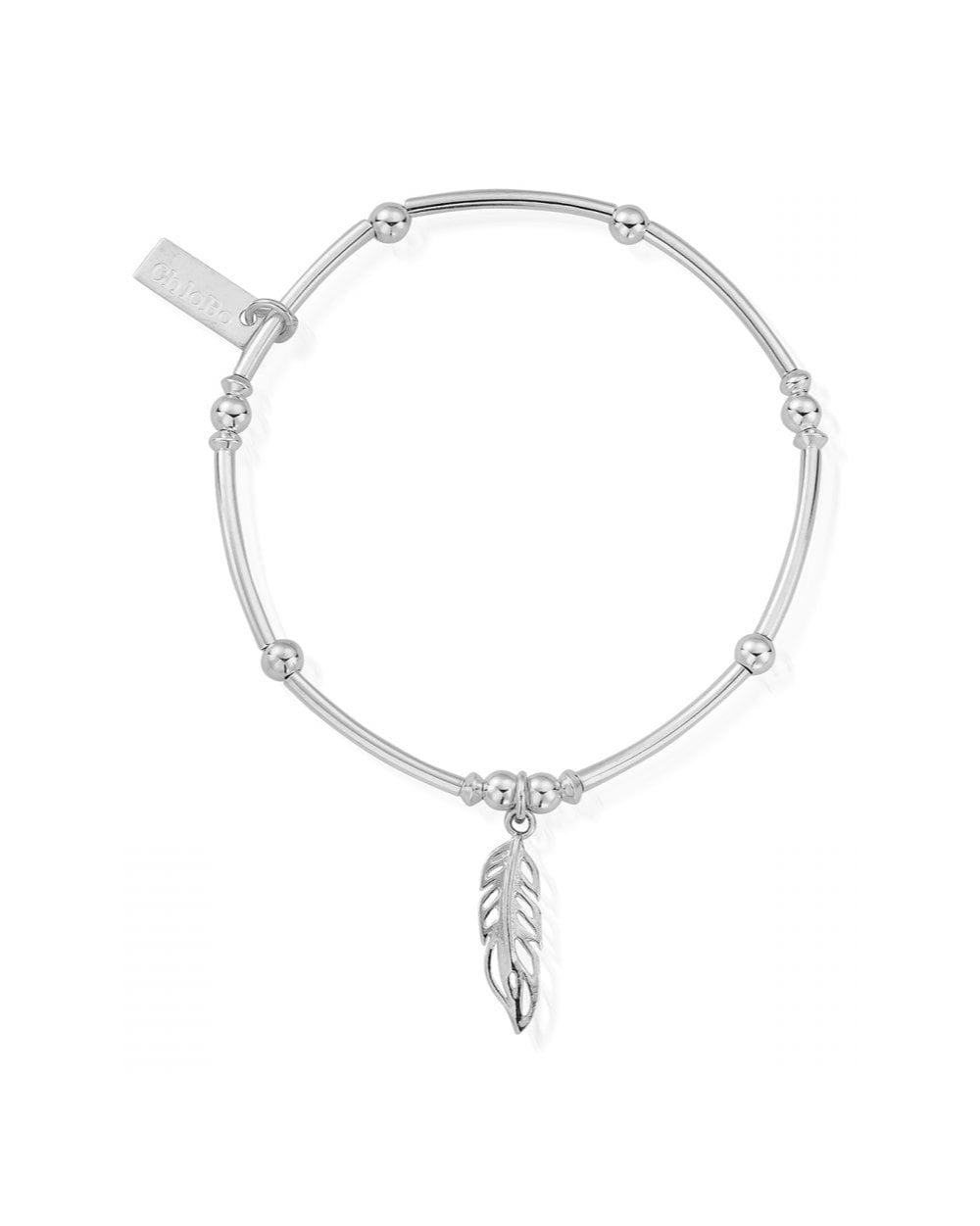Mini Noodle Ball Feather Bracelet