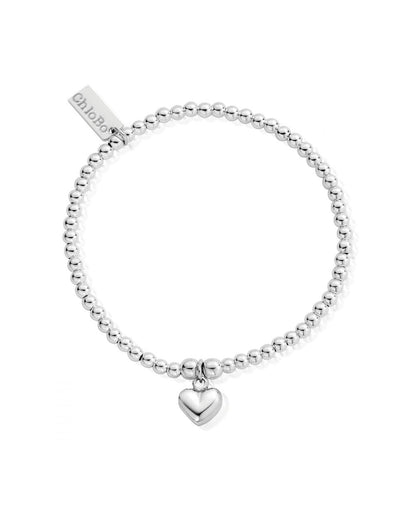 Cute Charm Puffed Heart Bracelet