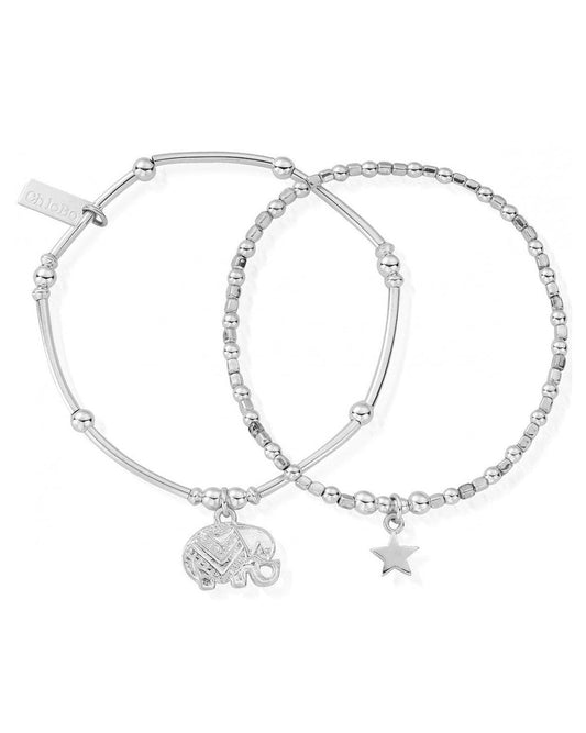 Elephant Set of Two Lucky Set of 2