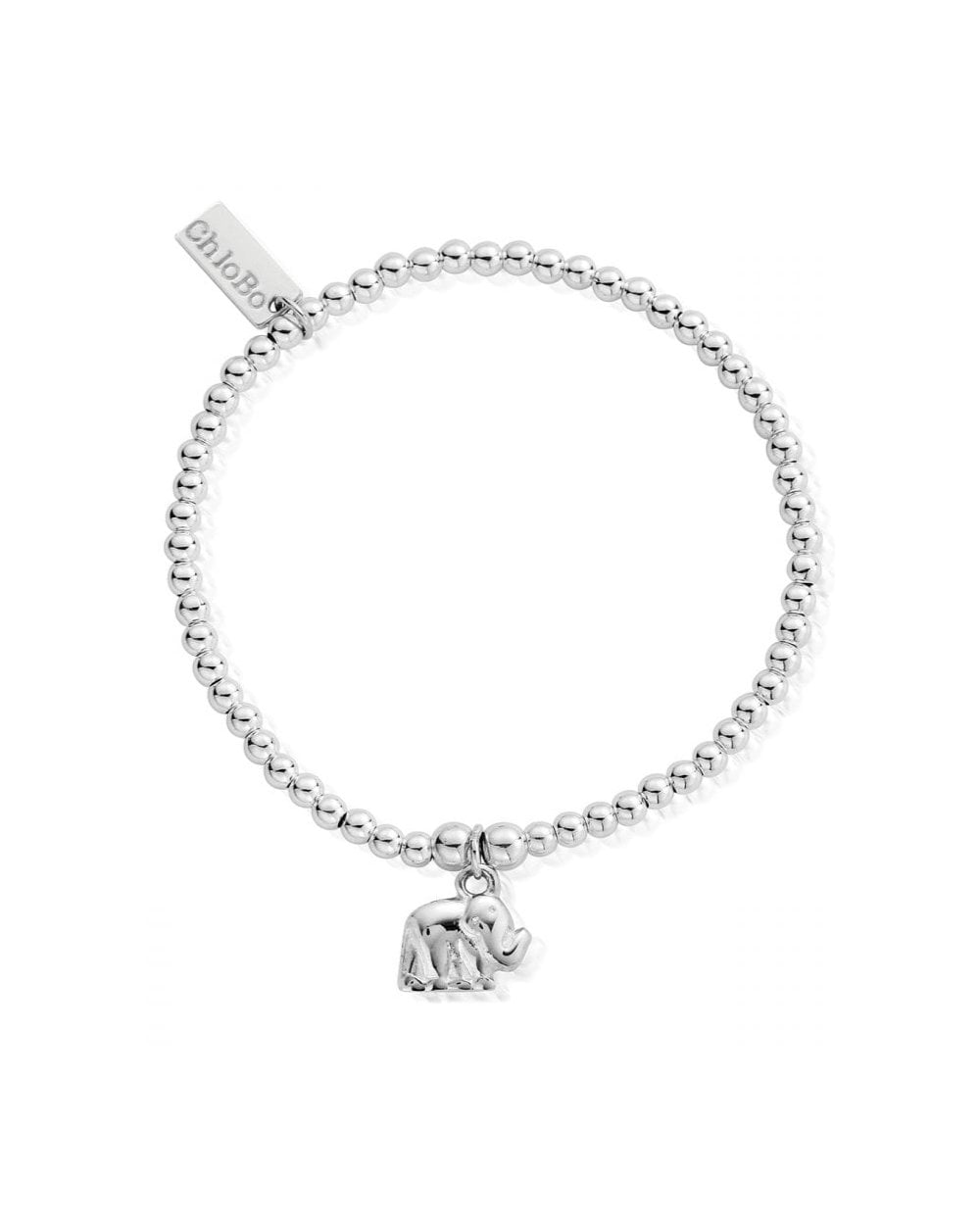 Silver Cute Charm Elephant Bracelet