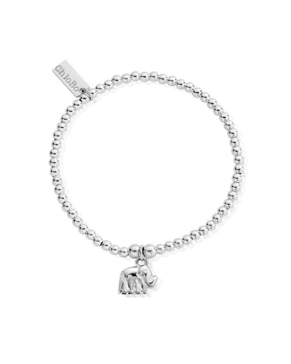 Silver Cute Charm Elephant Bracelet