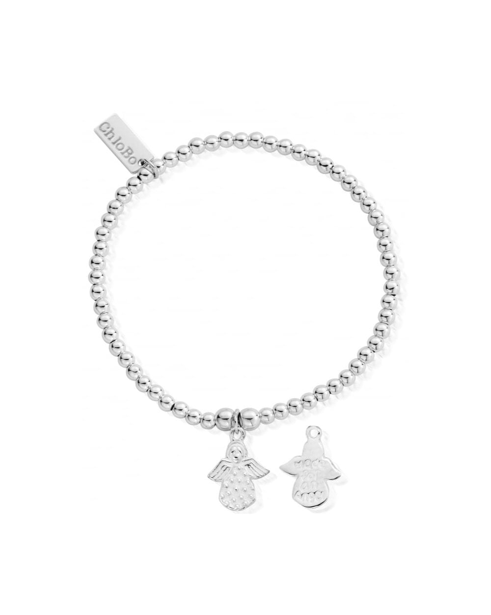 Iconic Silver Cute Charm Mini "Made for an Angel" Bracelet