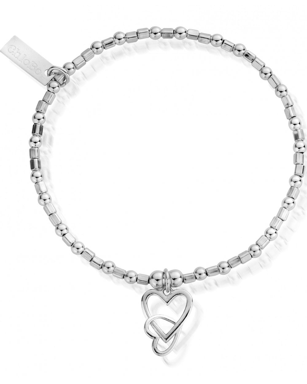 Interlocking Love Heart Bracelet