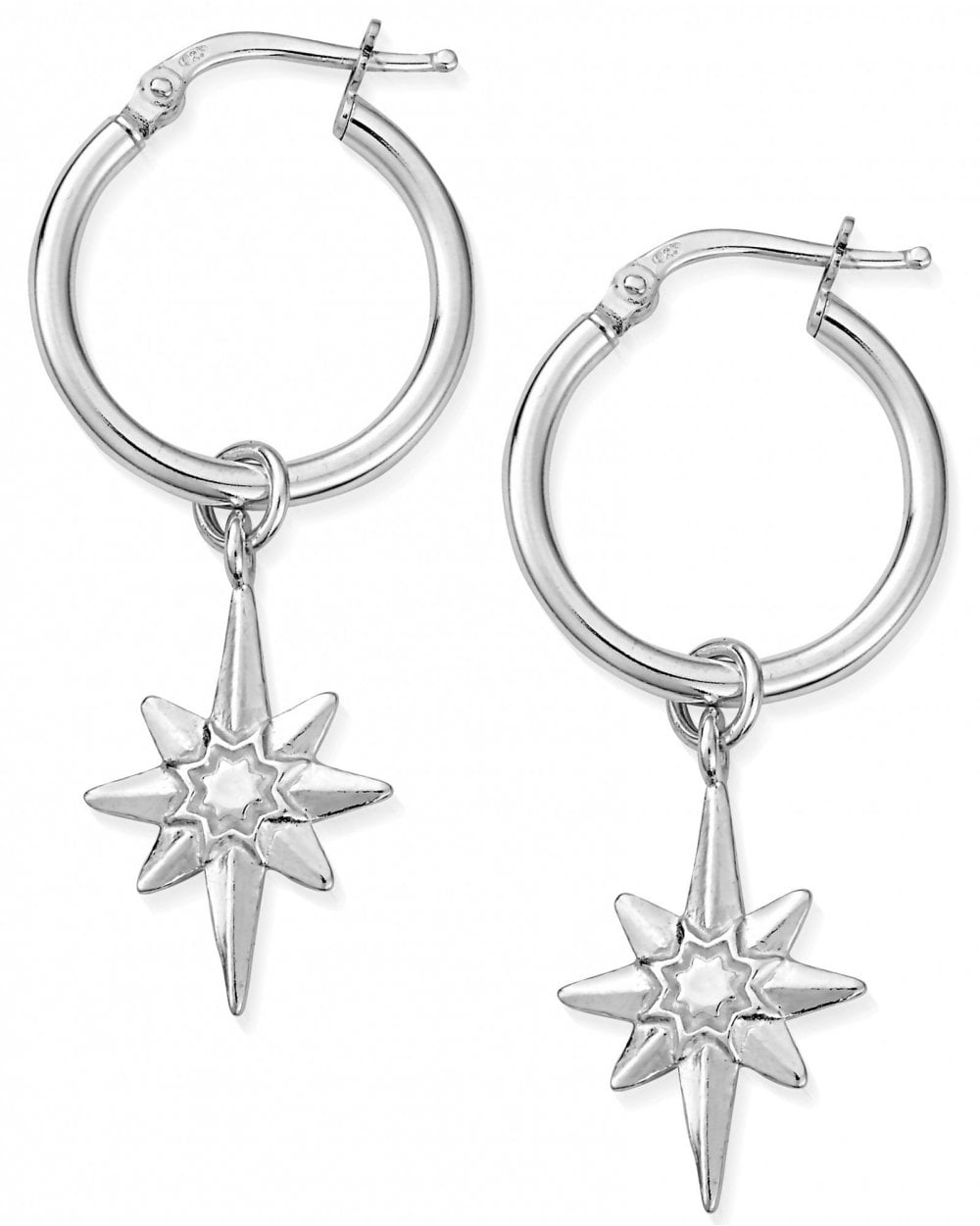 Lucky Star Hoop Earrings