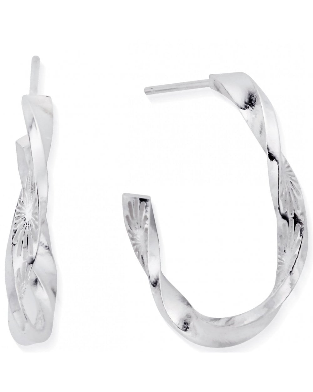 Sun Twisted Hoops